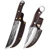Stainless Steel Barbecue Knife Hand Forged Kitchen Knife Boning Knife Sharp Meat Cleaver Portable