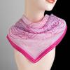 60cm Square Scarf for Spring and Summer Sun Protection Silk Scarf with Elegant Decoration Neck Protection Scarf with Gentle Temperament for Women