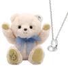 Petit Luu Tete Bear Heart Size 4S & Necklace, 12cm, (March, Normal)