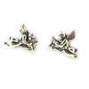 [M6908] - Silver 'Cupid' Earrings