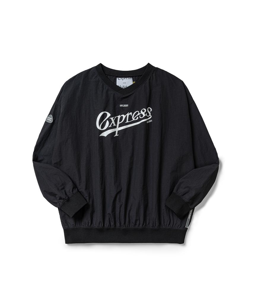EXPRESSHOLIDAY Authentic Nylon Pullover_Black (Type B)