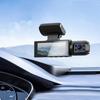 IPS Сенсорный экран Автомобильный видеорегистратор Камера с двумя объективами