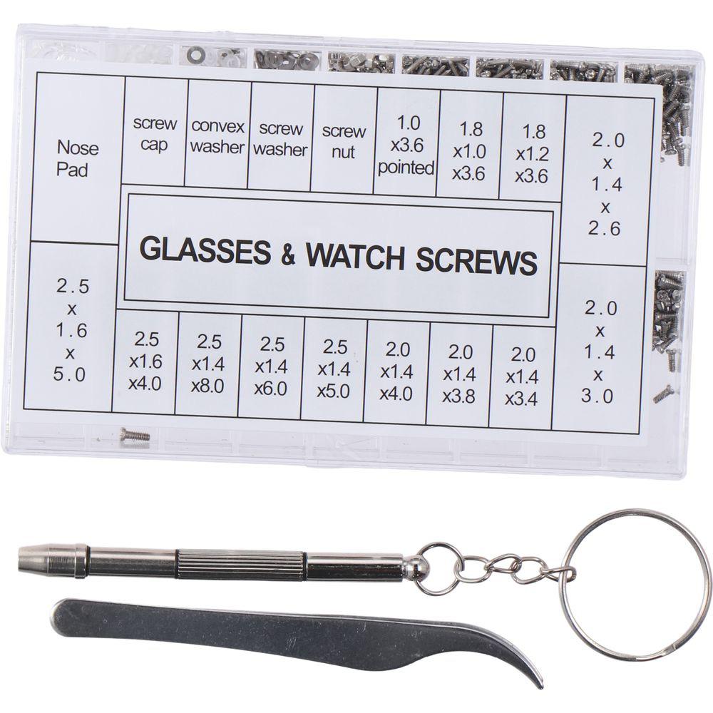 M1/M1.8/M2/M2.5 Small Screws Stainless Steel Machine Screws Repair Screws Glasses