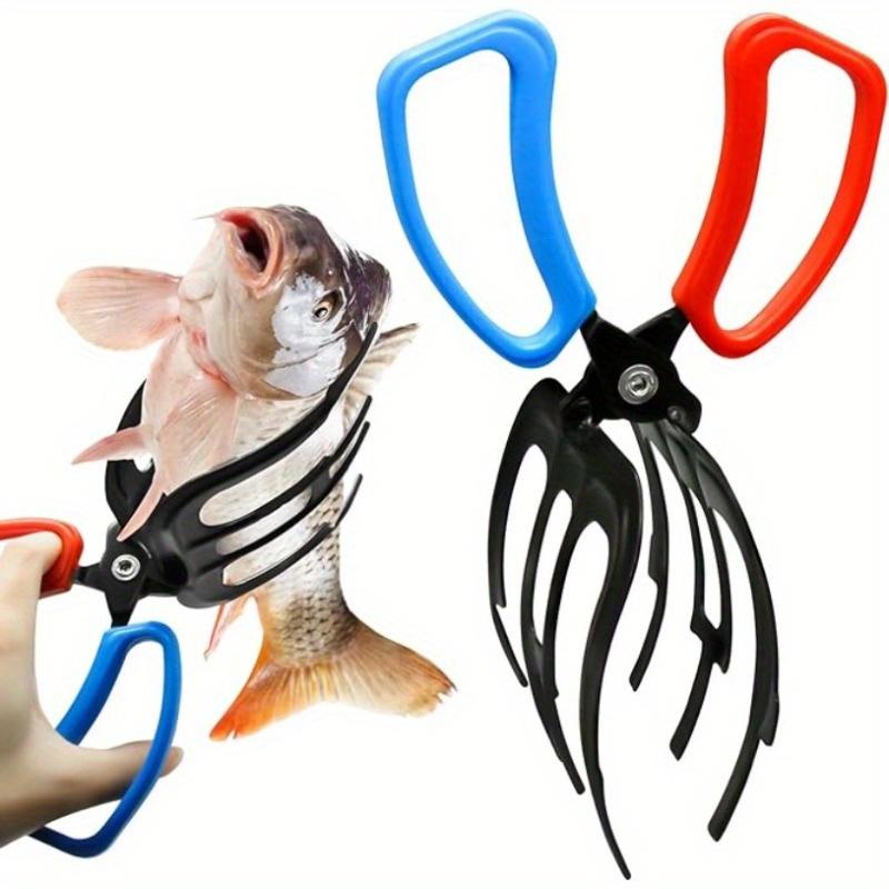 1 шт. Захват для рыбы Инструмент для захвата рыбы Металлические захваты для рыбы для рыбалки 3 когтя Захваты для рыбы Нескользящие рыболовные плоскогубцы Захват Контрольный зажим Коготь Рыболовные плоскогубцы
