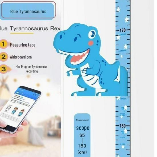 3D Наклейка на стену для измерения роста детей – Съемная, Не повреждающая, Точная линейка