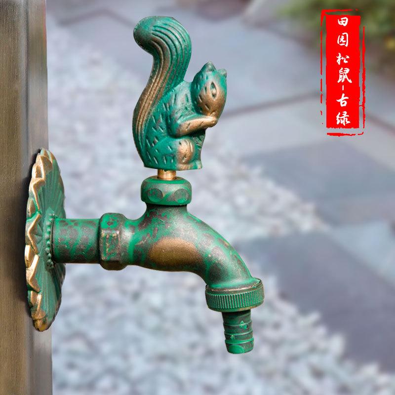 Тяжелый садовый кран для животных, садовый кран для раковины, кран для птиц-воробьев