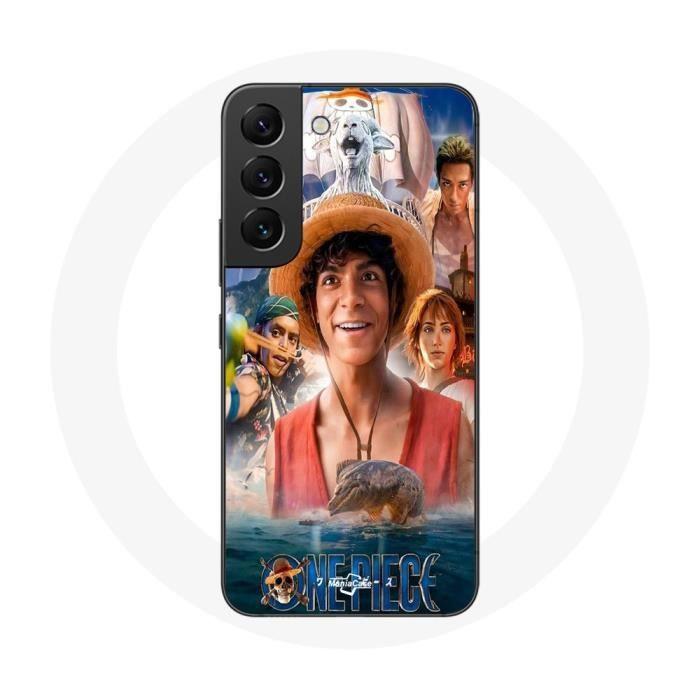 Case - Maniacase - Samsung Galaxy S21 FE - One Piece Luffy - Soft - Black