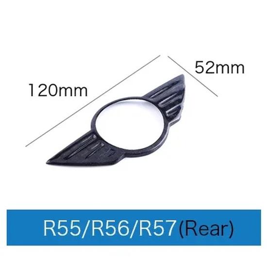 Carbon Fiber Hood Trunk Badge Emblem Decal Sticker For Mini Cooper F54 F55 F56 F60 R55 R56 R57 R60 R61 Countryman Exterior