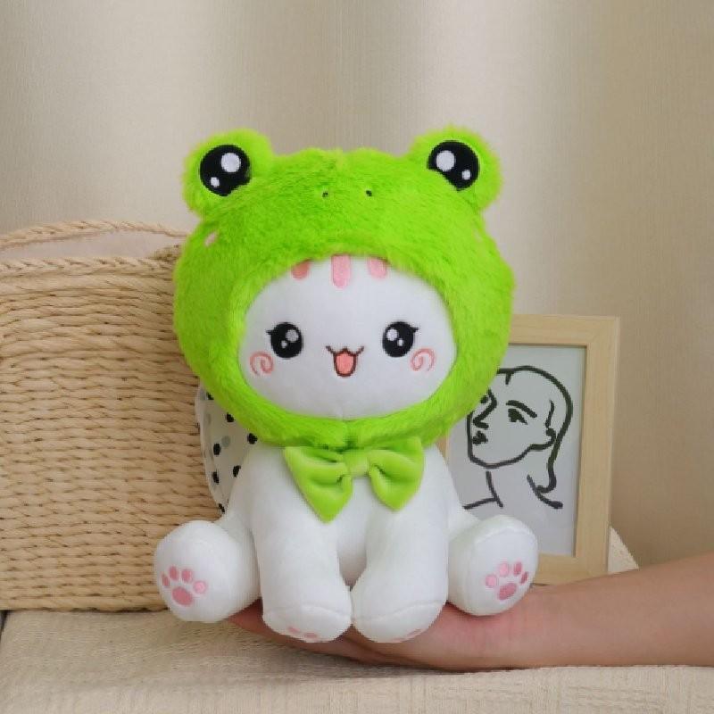 Adorable Plush Cat Toy Soft Stuffed Animal Cuddly Pillow For Kids Gifts And Comforting