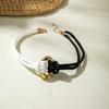 Two-Tone Braided Rope Necklace Adjustable Knotted Necklace Adjustable Choker Necklace  Party Outfit