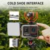 Металлический адаптер-рамка Flymile для камеры Insta360 Ace Pro 2, клетка из алюминиевого сплава, крепление «холодный башмак», полная защита