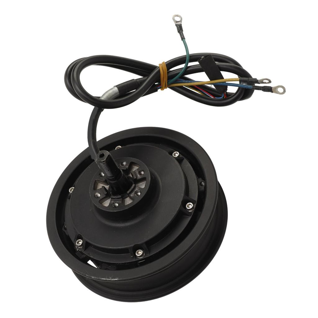 Мотор-колесо с дисковым тормозом 10 дюймов 800–2200 Вт Бесщеточный мотор-колесо для мотоцикла, электровелосипеда, электросамоката 48–72 В