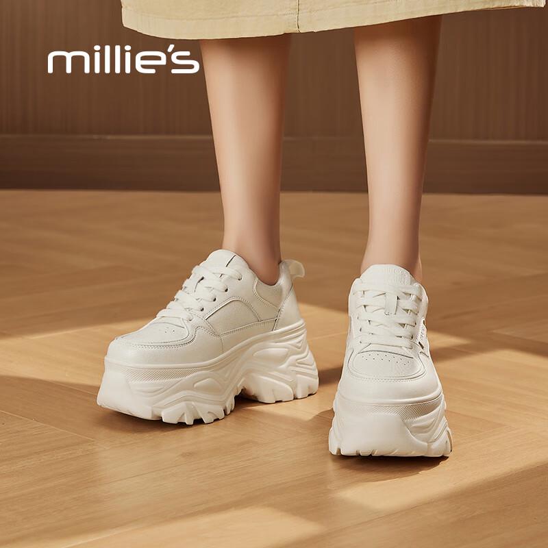 Женские повседневно-спортивные туфли Millies на платформе, цвет вне белого