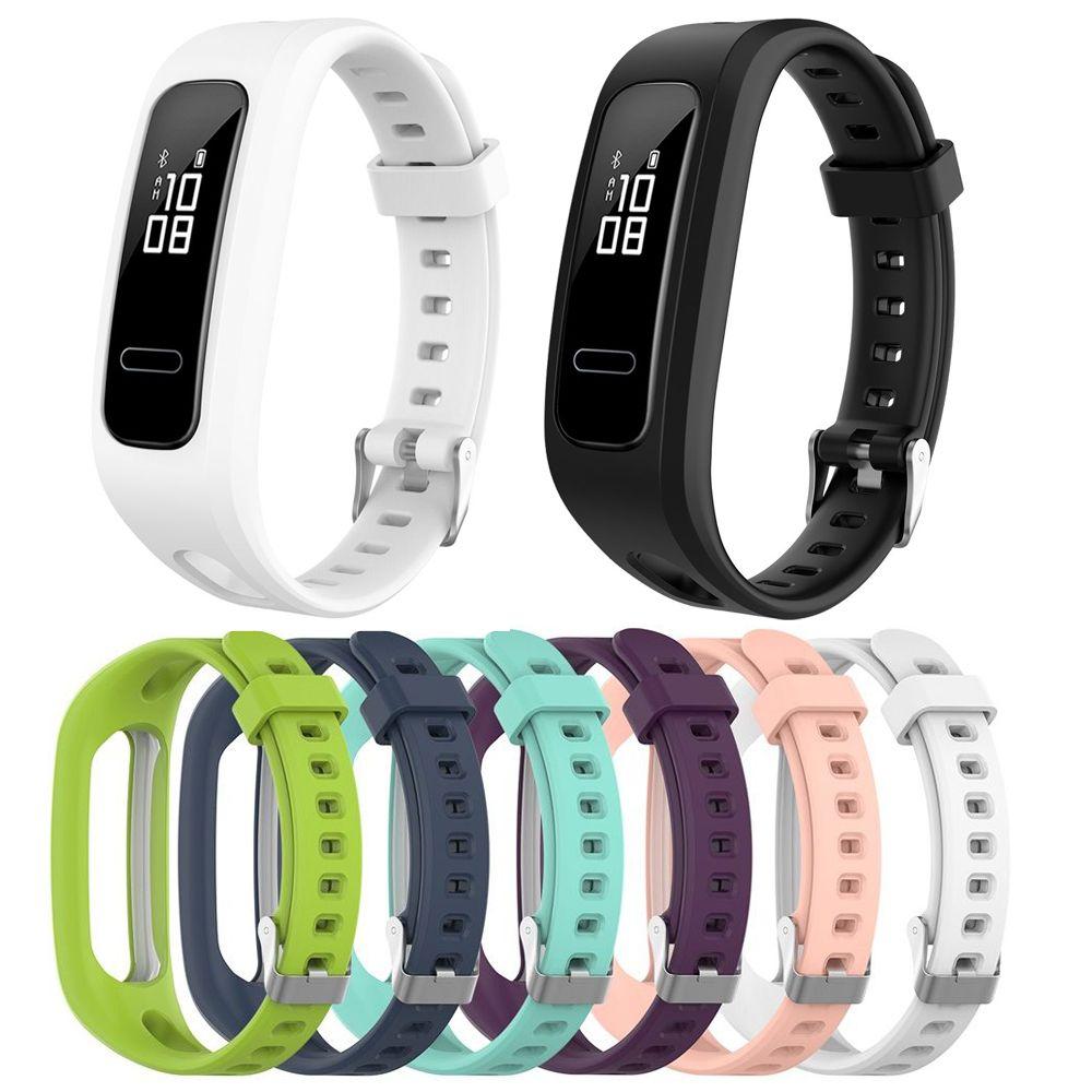 Для Huawei Band 3E и 4E Ремешок на запястье Для Honor Band 4 Версия для бега Умные браслеты Аксессуары для часов Мягкий силиконовый браслет