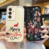 Чехол с рождественским узором для Samsung Galaxy A35 A34 A33 A32 5G A31 A30 A24 A23 A22 A16 A12 A06 A03 M55 Мягкий противоударный чехол