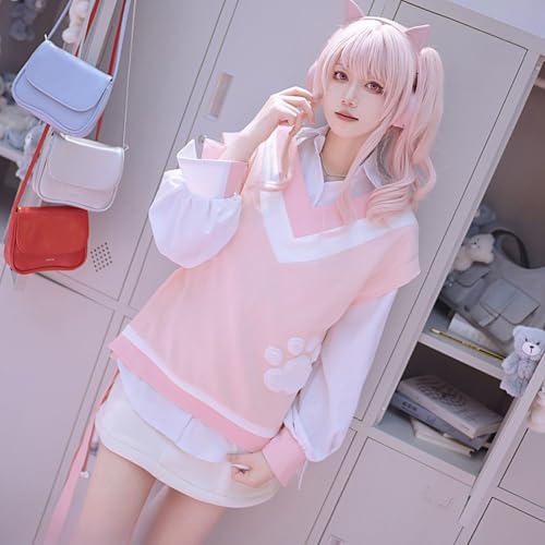 [Milky Time] Project Sekai Мизуки Акацукияма Косплей Униформа Аниме Игра Пончик и Знак Мира