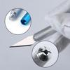 Cake Sculpture Craft Metal Scalpel Non-slip Knife Engraving Cutter with 6pcs Blade Pastry Tools