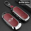 Кожаный чехол-брелок из сплава для автомобильного брелка-ключа For BMW MINI Cooper Countryman U25 J01 J05 F65 F66 2024 2025 Защитный брелок