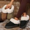 Модные женские ботинки, новые зимние ботинки на толстой подошве, нескользящие, женские модные теплые утолщенные дизайнерские туфли для женщин Botas De Mujer