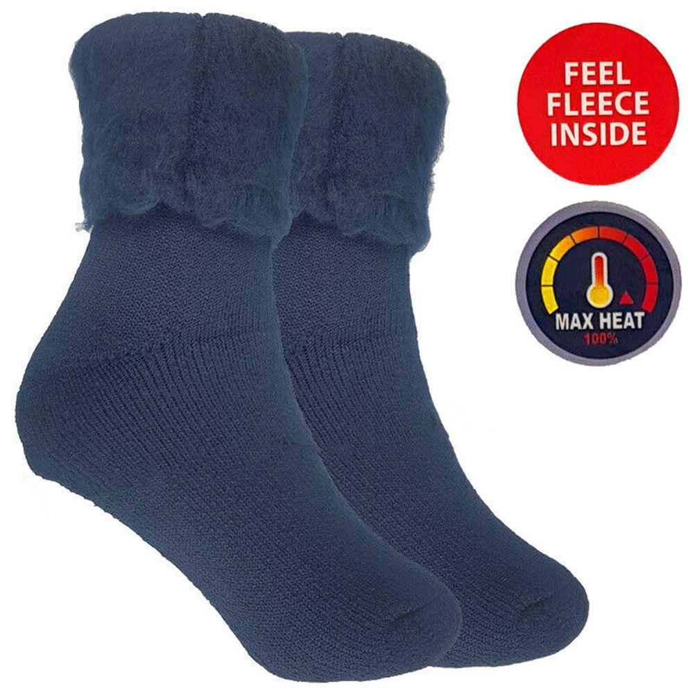 Мягкие мужские женские теплые носки для пола флисовые с начесом очень толстые термоноски для снежных ботинок