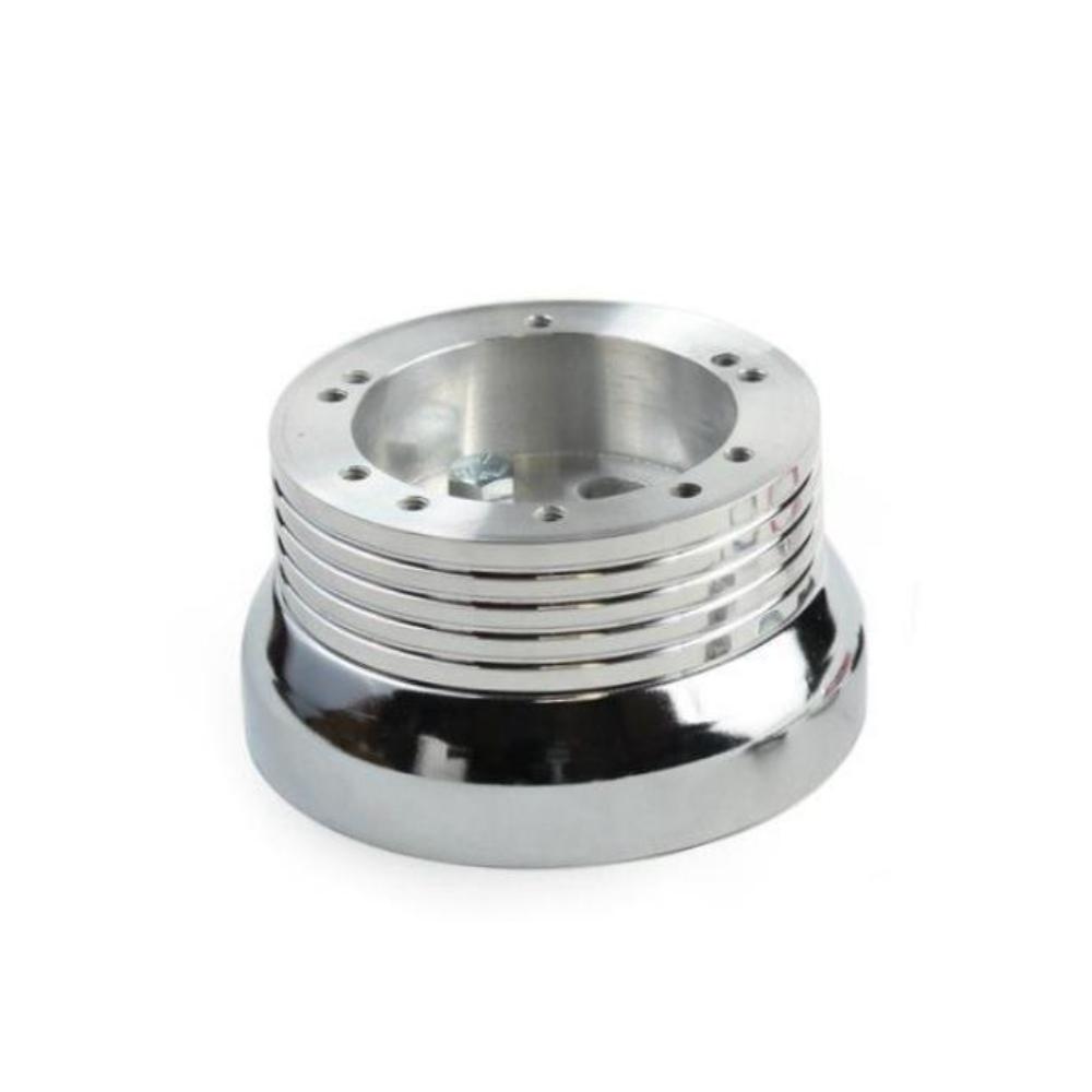 1pc Universal Automobile Steering Wheel Hub Adapter 5 & 6 Hole Car Polished Short Hub Connector Car