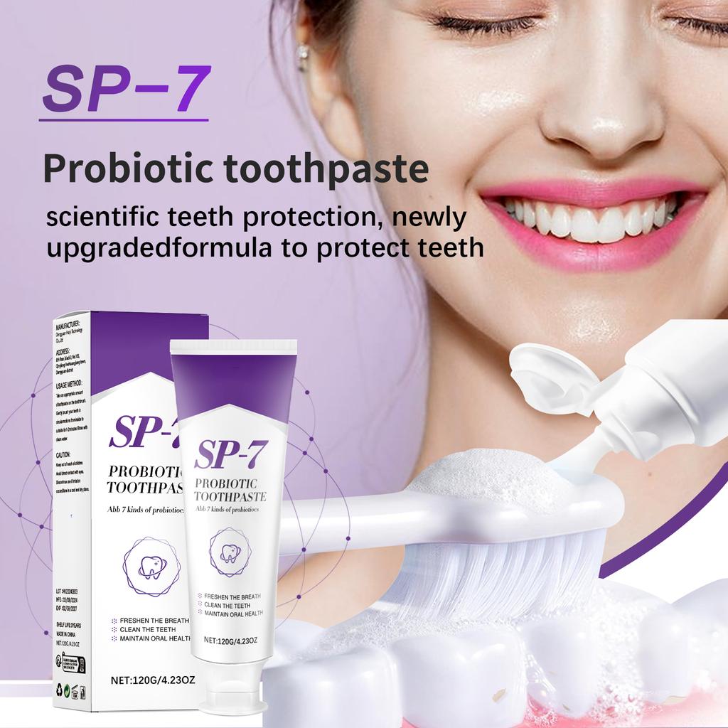 Sp-7 Probiotic Toothpaste Whitening,sp-7 Ultra Whitening Toothpaste, Promotes Healthy Teeth And Gums, Whitens Teeth