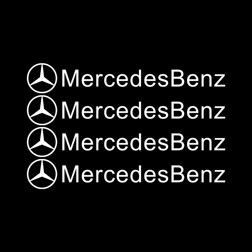 KKYOL1 4Pcs PVC Car Door Handle Stickers Body Waterproof Sticker For Mercedes benz Amg X156 W204 W205 W203 W211 W212 W169 GLC CLK CLA