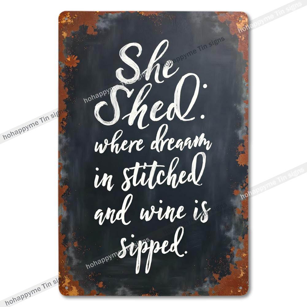 Retro Metal Tin Signs Man Cave Mom Karaoke Family Love Decor Wall Art Vintage Home Decoration