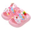 Сандалии для девочек, детские летние тапочки для дома с мягкой подошвой, детские противоскользящие тапочки с кроликом, тапочки для мальчиков с мягкой подошвой