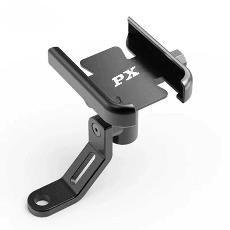 Для Vespa PX80 PX125 PX150 PX 200 PX Custom Держатель для телефона на мотоцикл Крепление для GPS Подставка для мобильного телефона Крепление на зеркало заднего вида Руль