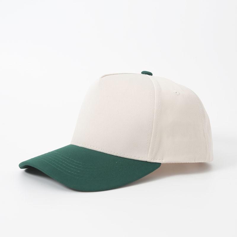 5-Panel High-Quality Heavyweight Baseball Cap Sun Protection Hard Top All-Season Plain Design