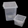 New 1pcs Plastic Feeding Acrylic Box Insect Spider Habitat Feeding Box Case Scare Toy Box Container Tank Transport Hatching Tank