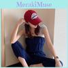 Summer Vintage Fashionable Baseball Cap With English Letter Embroidery For Women