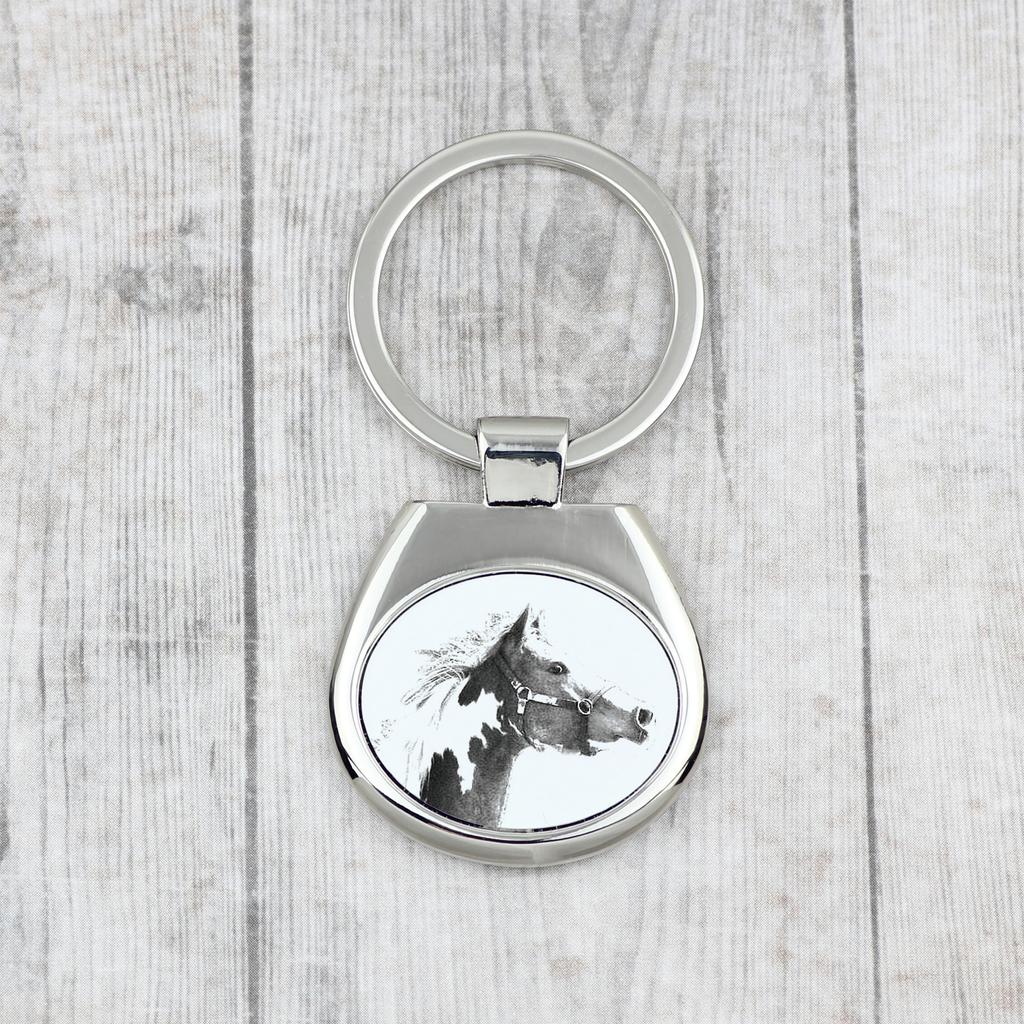 Американская пейнтхорс - брелок с лошадью, брелок с принтом, персонализированная подвеска от бренда Art-Dog