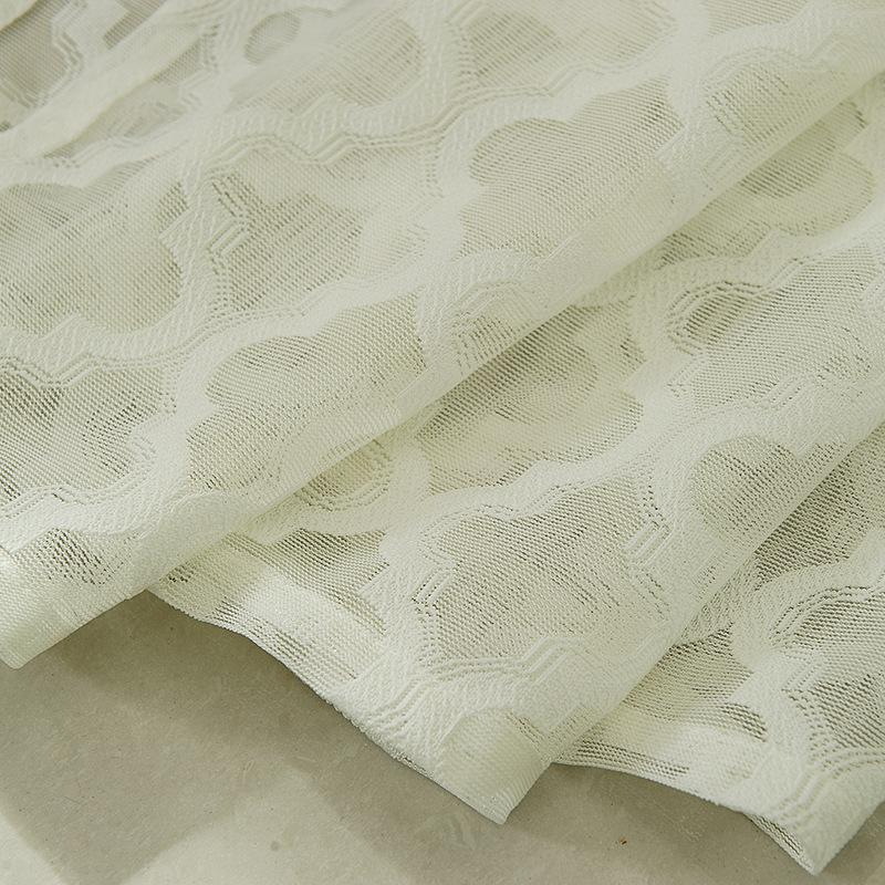 Curtains European And American Style Window Screens, Through Rod Curtains, Striped Curtain Window Screens Finished Products