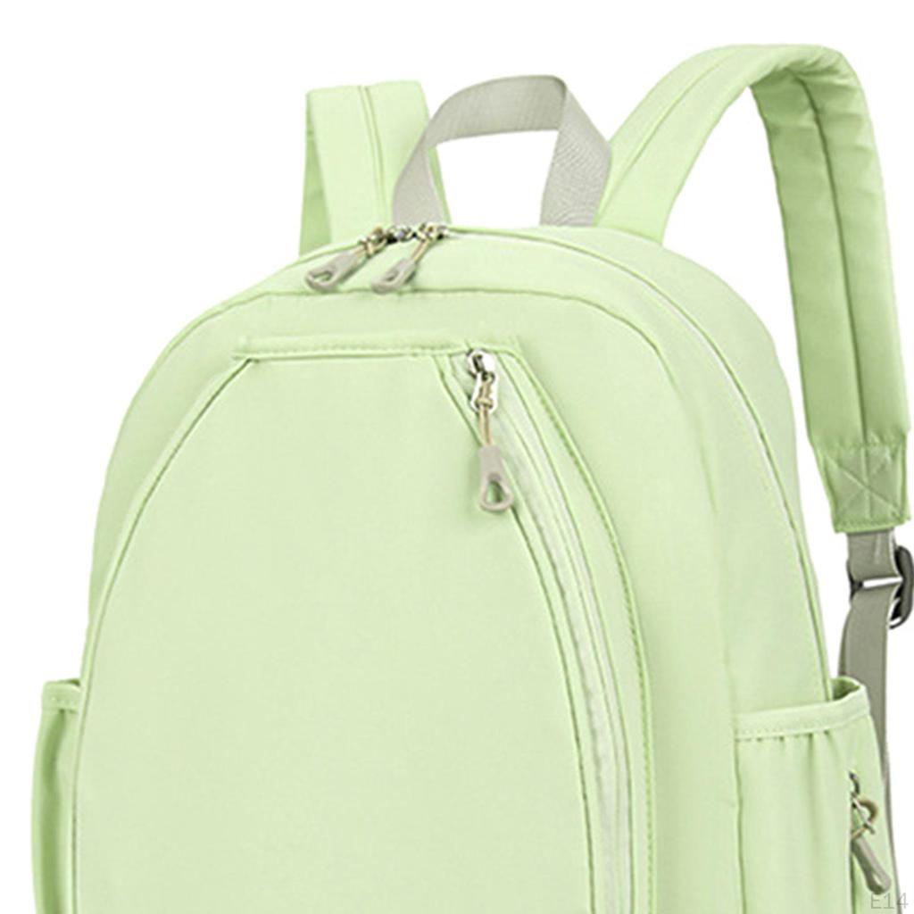 Tennis Pocket Backpack Large Capacity Back Pack with Shoe Compartment Duffel for Workout Pickleball