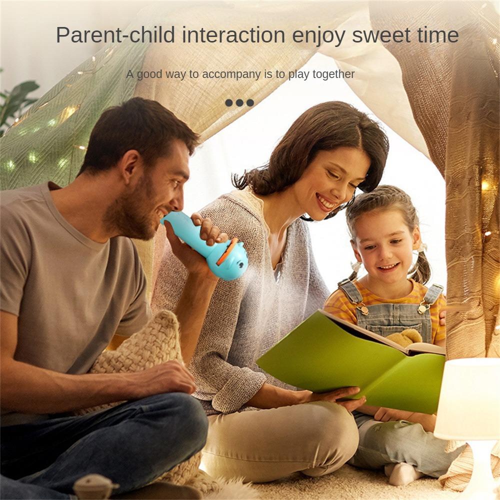 Flashlight Projector Torch Lamp Toy Baby Early Education Cartoon Fun Boys Girls Gifts Toy Luminous Projection Flashlight