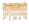 Wooden Birthday Calendars with Hanging Dates DIY Birthday Tracker Plaque Wall Hanging, Farmhouse Decor- Dates To Remember Calendar