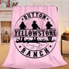 1PC Western Adventure Romance Flannel Blanket Gift, Suitable for Both Men And Women, Soft Ideal for Beds And Sofa, Birthday Or Christmas Gift