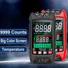 9999 Counts Digital Multimeter Color Display Handheld Multimeter NCV Noncontact Sensing Professional Voltage Current Capacitance Resistance Diode Mea