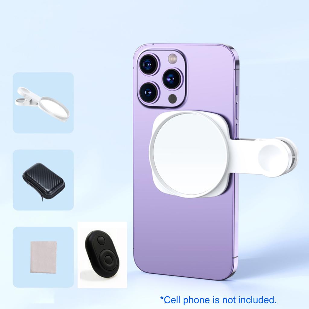 Зеркало для селфи на задней камере телефона с дистанционным управлением BT для прямой трансляции селфи в журнале