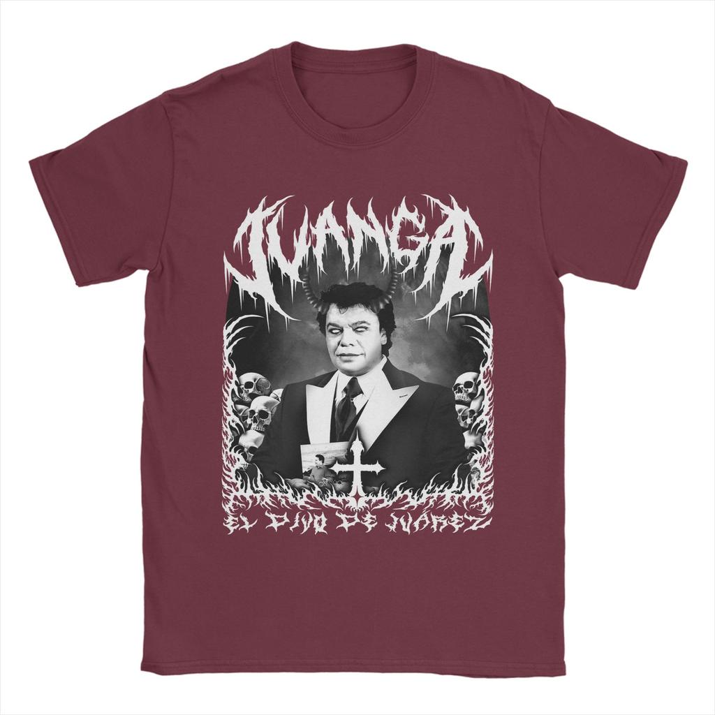 Мужская футболка Juan Gabriel El Divo de Juarez с дизайном Dark Metal Хлопковая одежда Футболка с коротким рукавом с круглым вырезом Футболки на День Рождения