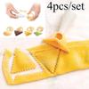 4 шт./набор Пластиковые Сделай сам Ручной работы Формы для мастики Китайские Пельмени Цзяоцзы Формы Инструмент для прессования Кухонный инструмент Готовка