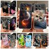Чехол для Xiaomi Poco X6 Pro 5G Милый Кот Счастливая Рыбка Кои Расписной Чехол Мягкий Тонкий Чехол для Телефона Для Xiaomi Poco X6 Neo PocoX6 Pro 5G Fundas