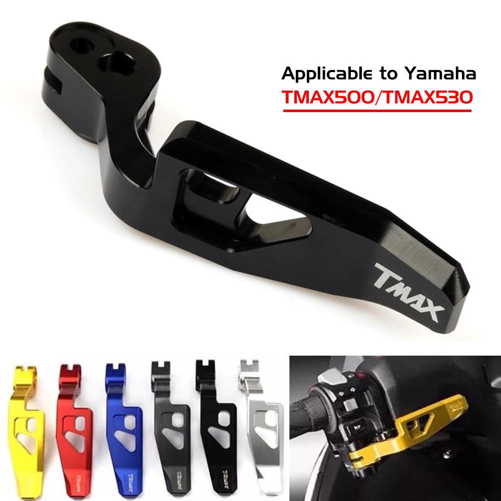 Для yamaha TMAX 500 2008-2011 TMAX 530 2012 2013 2014 2015 2016 XP530 красный мотоцикл алюминиевый рычаг стояночного тормоза один