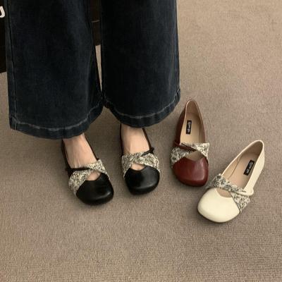 Ретро Универсальные Туфли Мэри Джейн с Круглым Носком на Одном Ремне, Маленькие Кожаные Туфли, Женская Обувь, Не Устают от Поездок на Работу, Туфли Бабушки, Плоские Одинарные Туфли