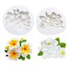 Flower Gardenia Frangipani Silicone Cake Baking Mold Sugarcraft Fondant Decorating Tools Chocolate Gumpaste Cupcake Mold