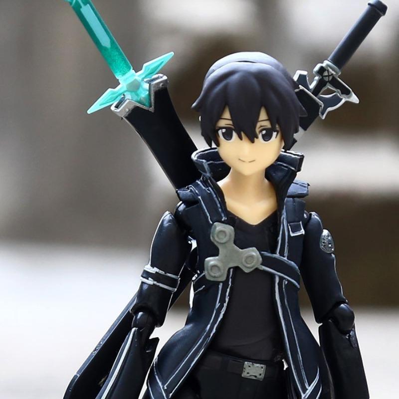 Аниме Фигурка Модель Sword Art Online Юки Асуна Киригая Кадзуто Кирито Стоящая Модель Кукла Настольное Украшение Коллекционные Игрушки Подарки
