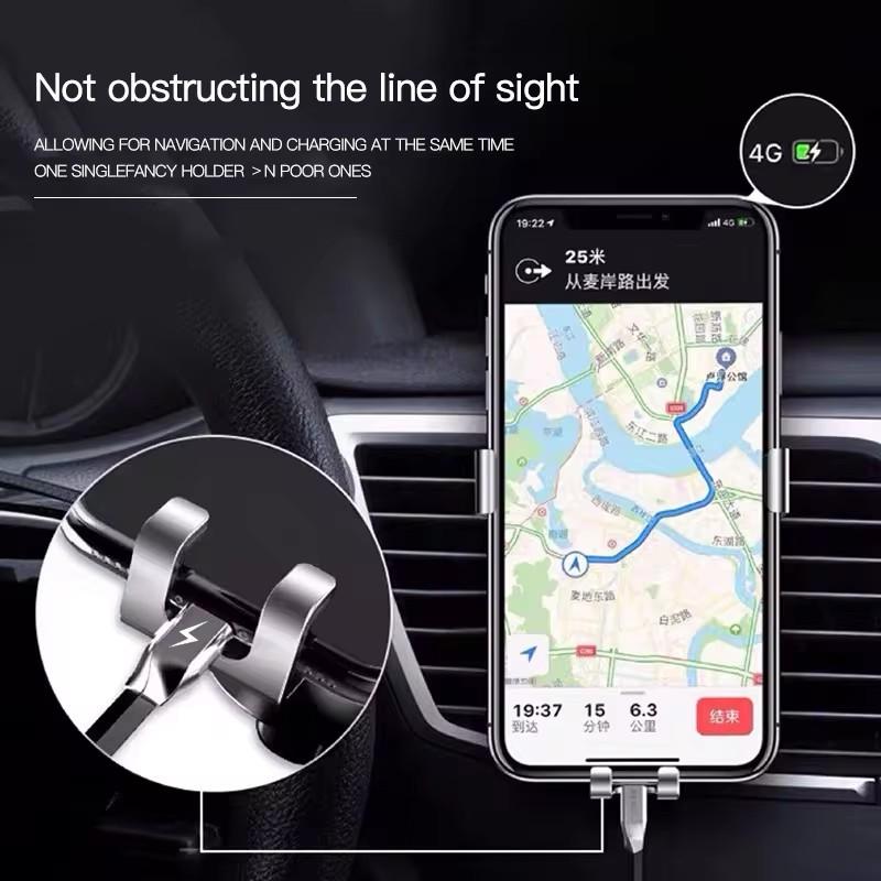 TQDX8 Car Phone Brace Mount Auto Air Vent Handset Holder For Honda Civic Accord Fit Jazz Pilot CRV Odyssey Passport City Shuttle HRV