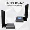 Промышленный 5G-маршрутизатор с Qualcomm X55, высокоскоростной интернет, Plug-and-Play, поддержка веб-интерфейса, глобальная версия